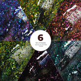 Emigel - Set of 6- Flake Chameleon UV Gel Polish